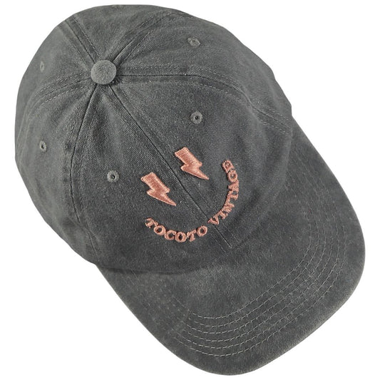 Tocoto vintage - EMBROIDERED BASEBALL COTTON HAT - Grey