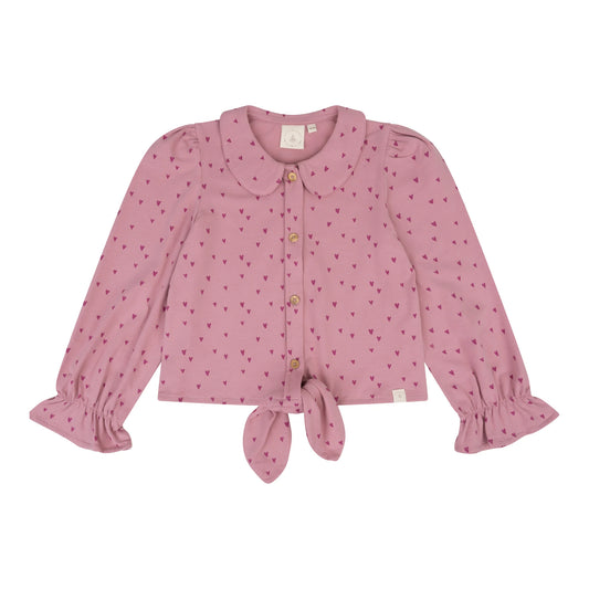 Navy natural - Faye blouse - Berry hearts