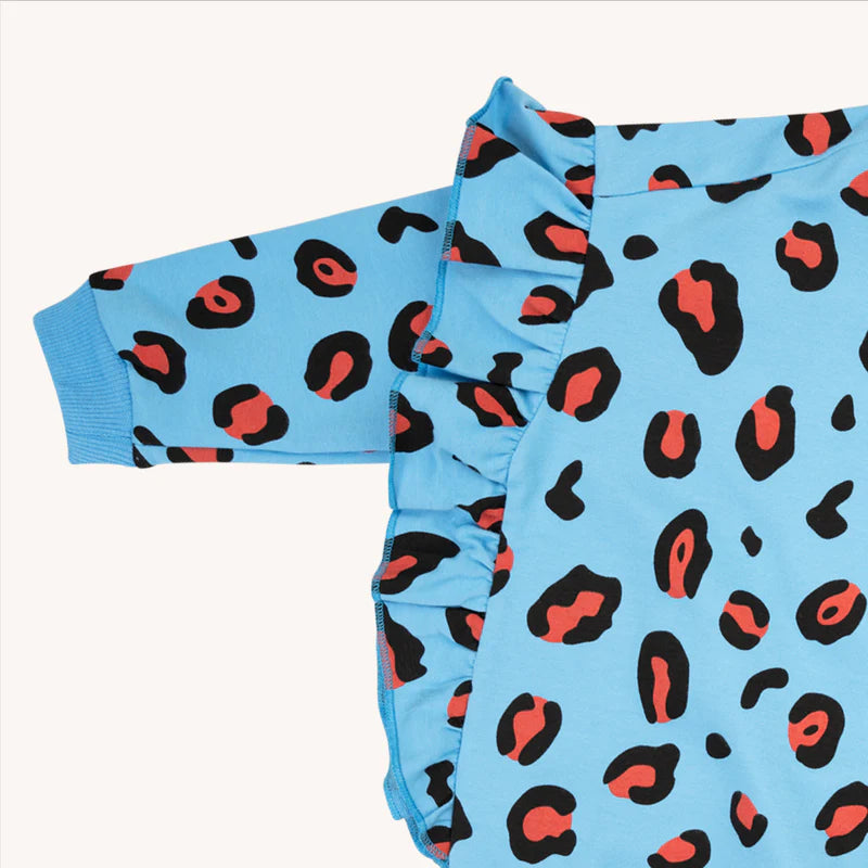 CarlijnQ - Leopard - Sweater With Side Ruffles