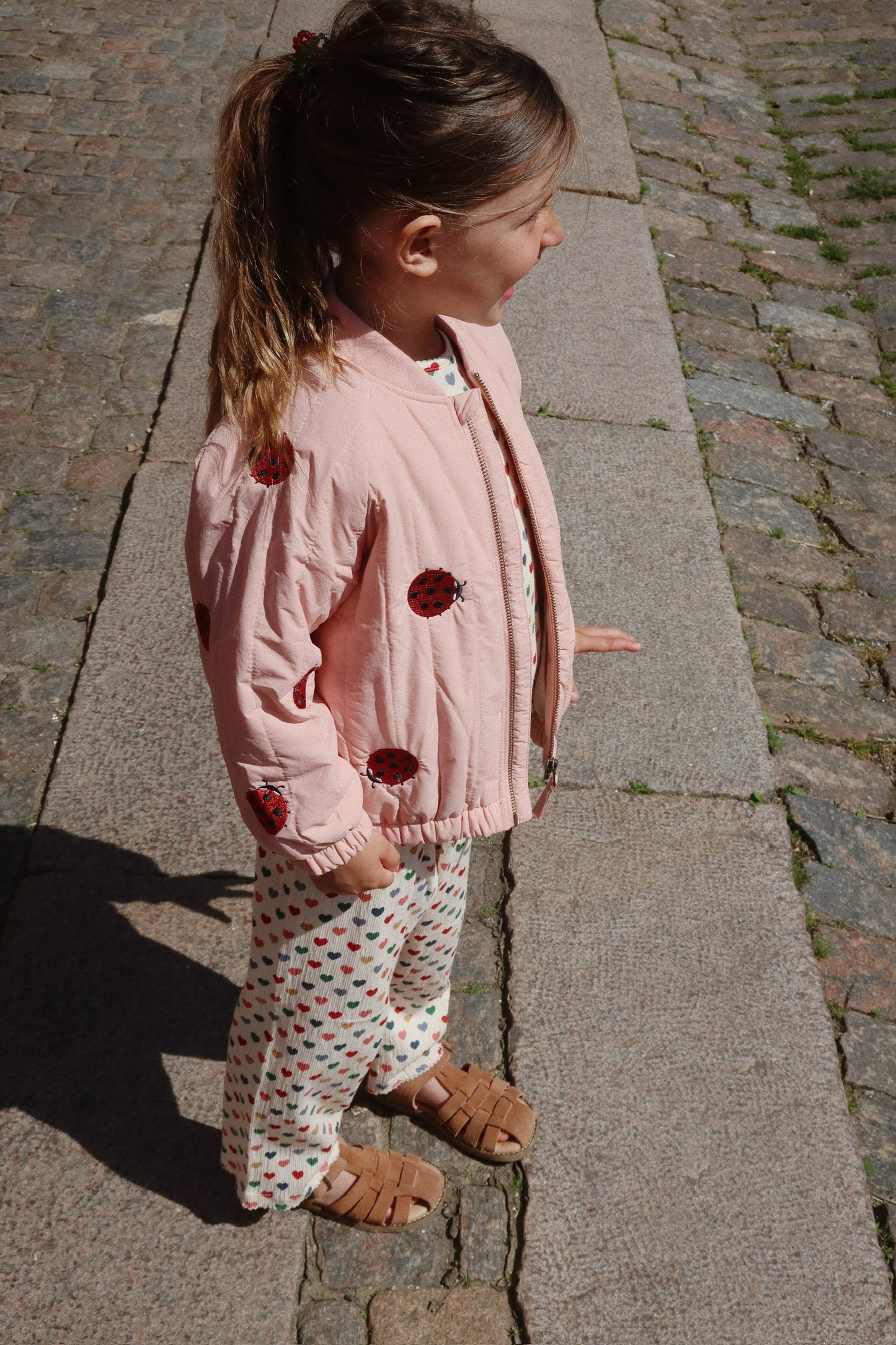 Konges Slojd - Juno bomber jacket - Mellow rose ladybug