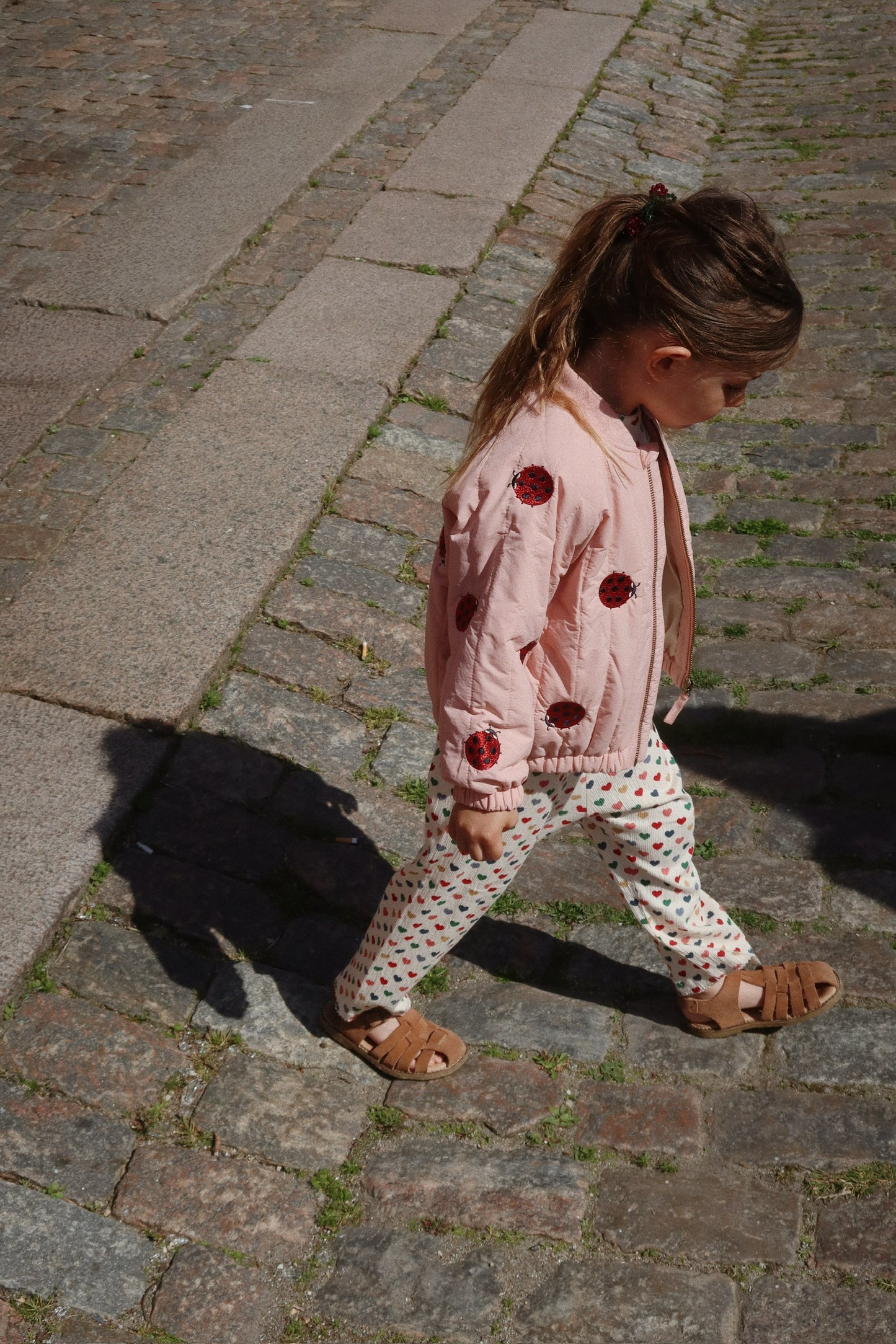 Konges Slojd - Juno bomber jacket - Mellow rose ladybug