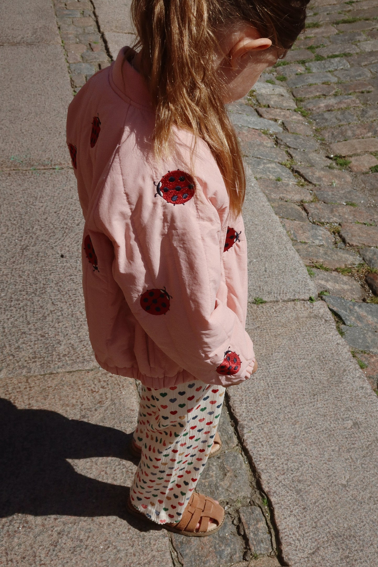 Konges Slojd - Juno bomber jacket - Mellow rose ladybug