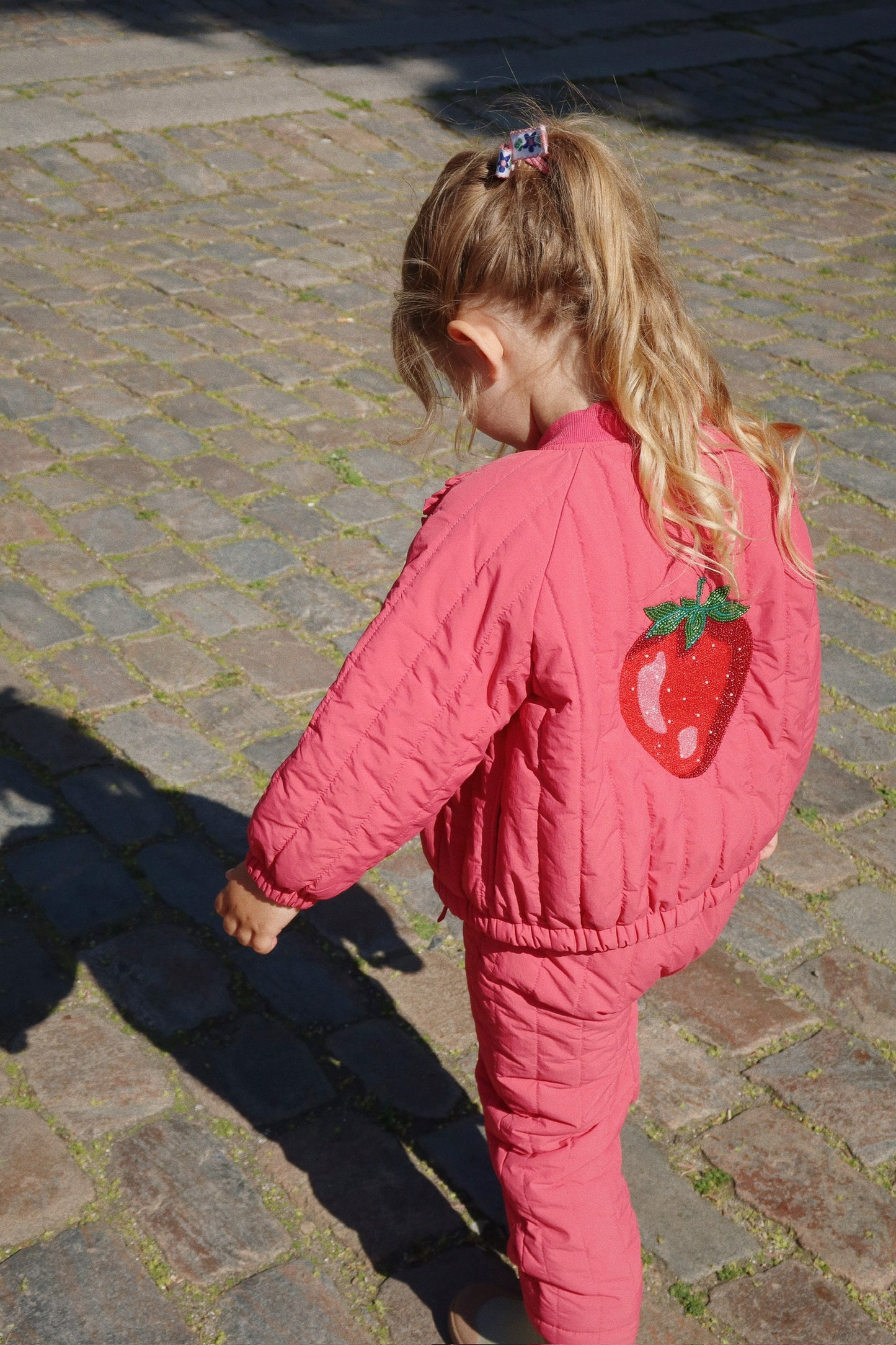 Konges slojd - Juno sparkle bomber jacket - Raspberry wine