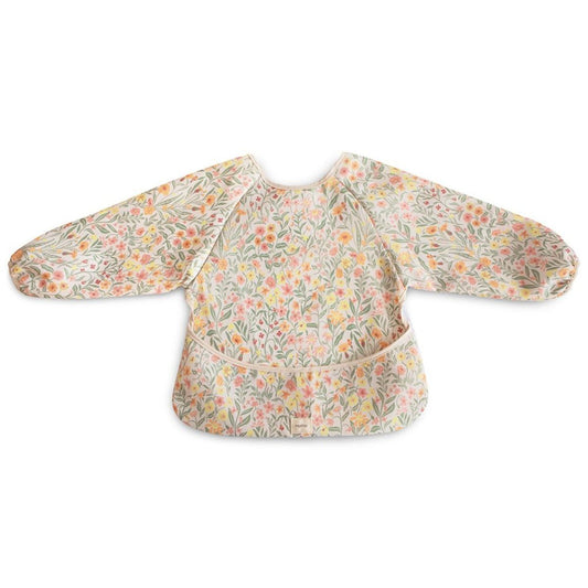 Mushie - Longsleeve bib - pastel blooms