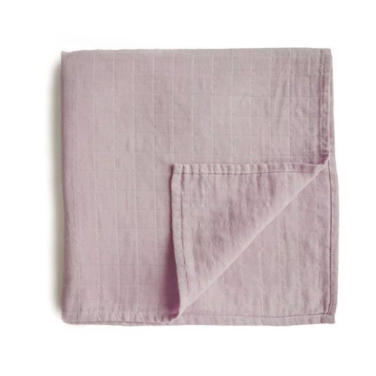 Mousseline Swaddle - Soft mauve - met naam