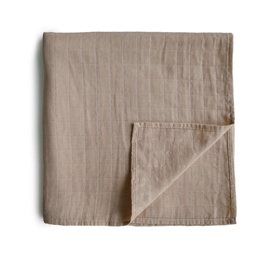 Mousseline Swaddle naturel- met naam
