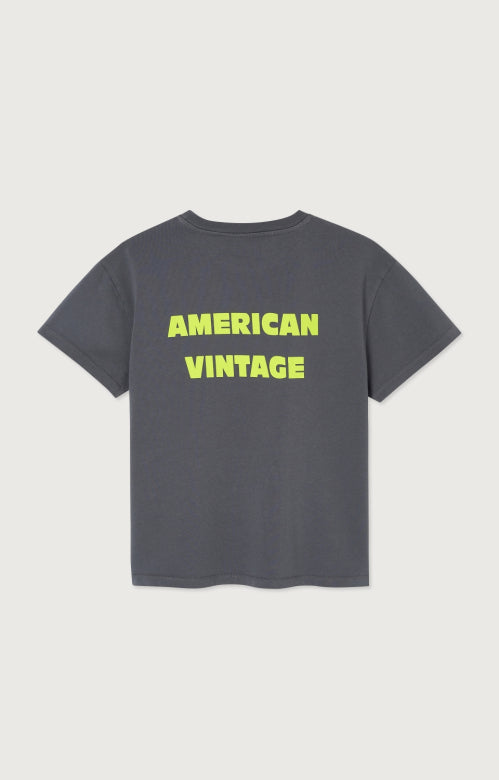 American vintage - Fizvalley T-shirt - Acier vintage