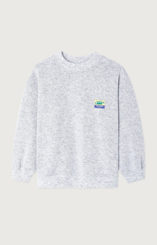 American vintage - Sweater evona - Gris clair chine