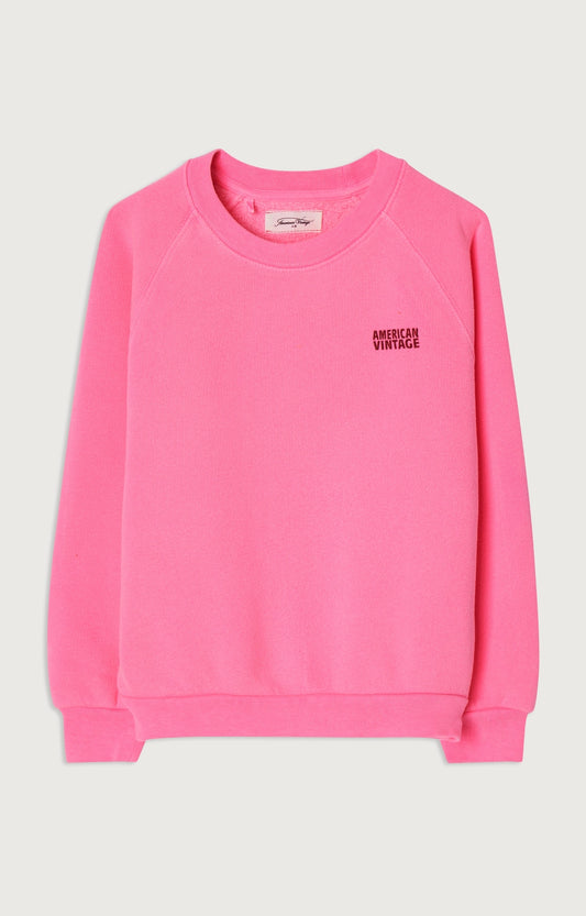American vintage - Sweater Izubird - Rose fluo