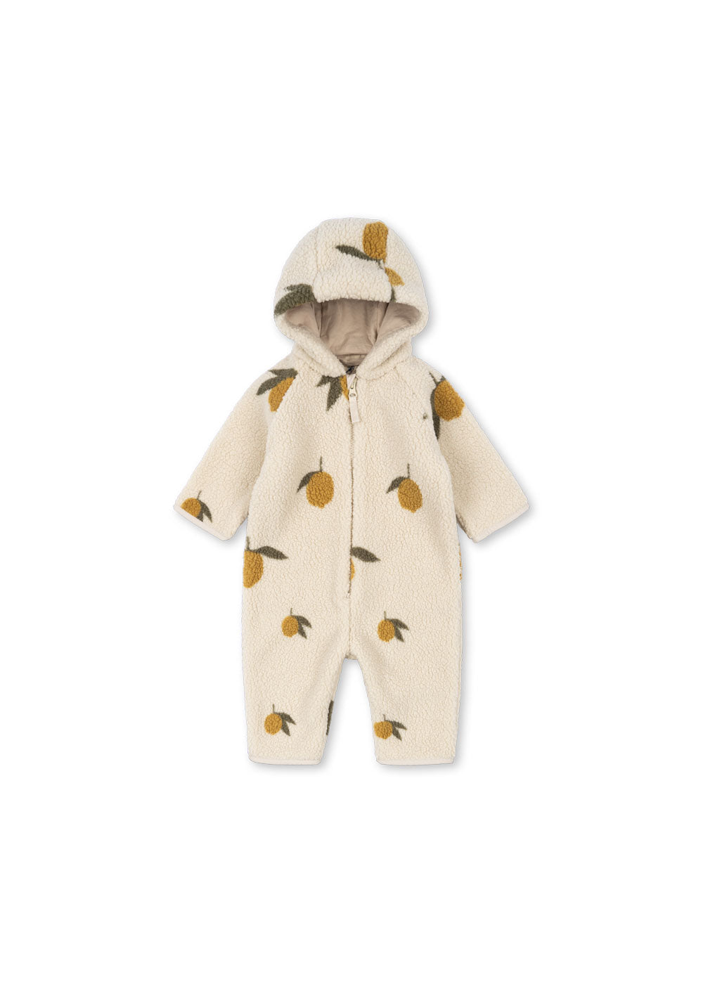 Konges slojd - Jody teddy onesie - Mon grand citron sage