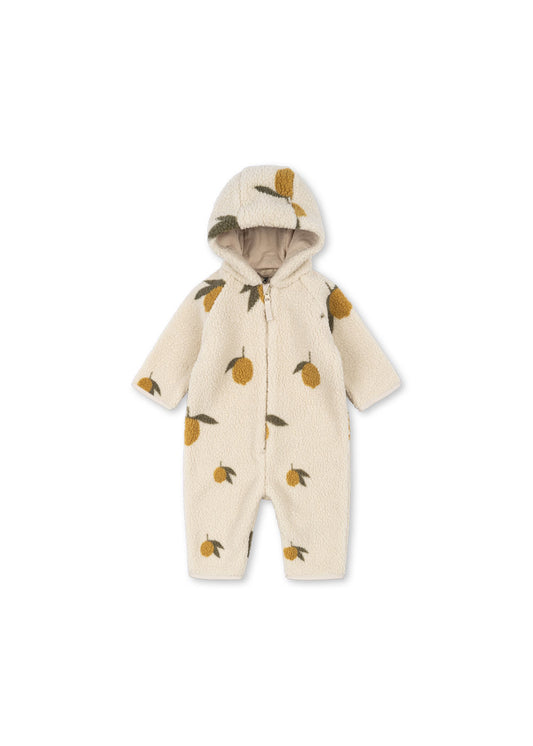 Konges slojd - Jody teddy onesie - Mon grand citron sage