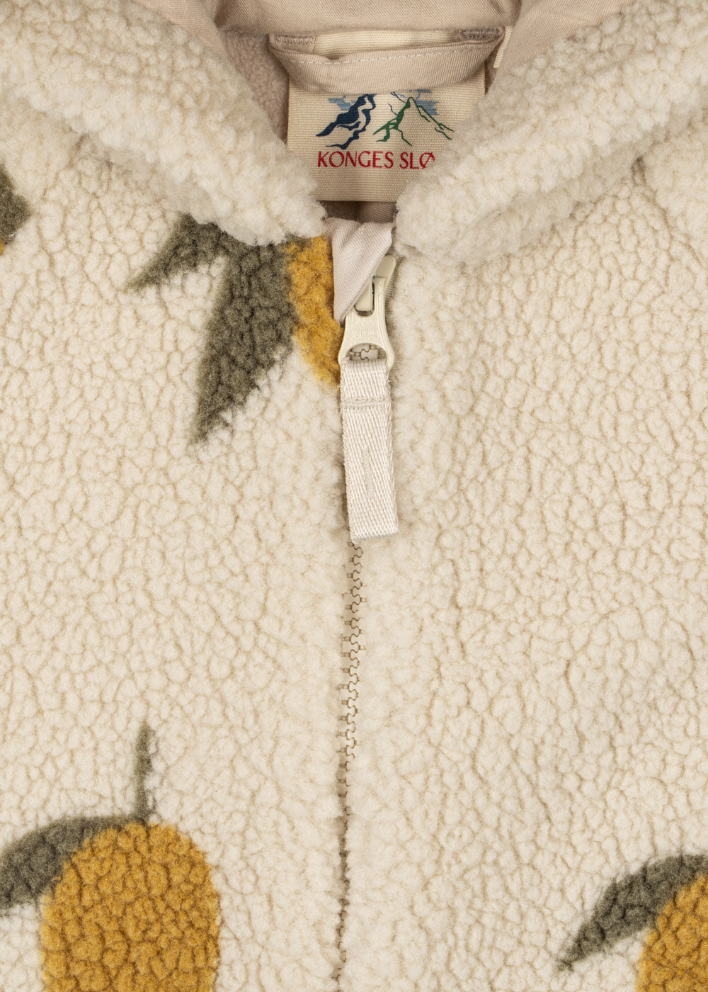 Konges slojd - Jody teddy onesie - Mon grand citron sage