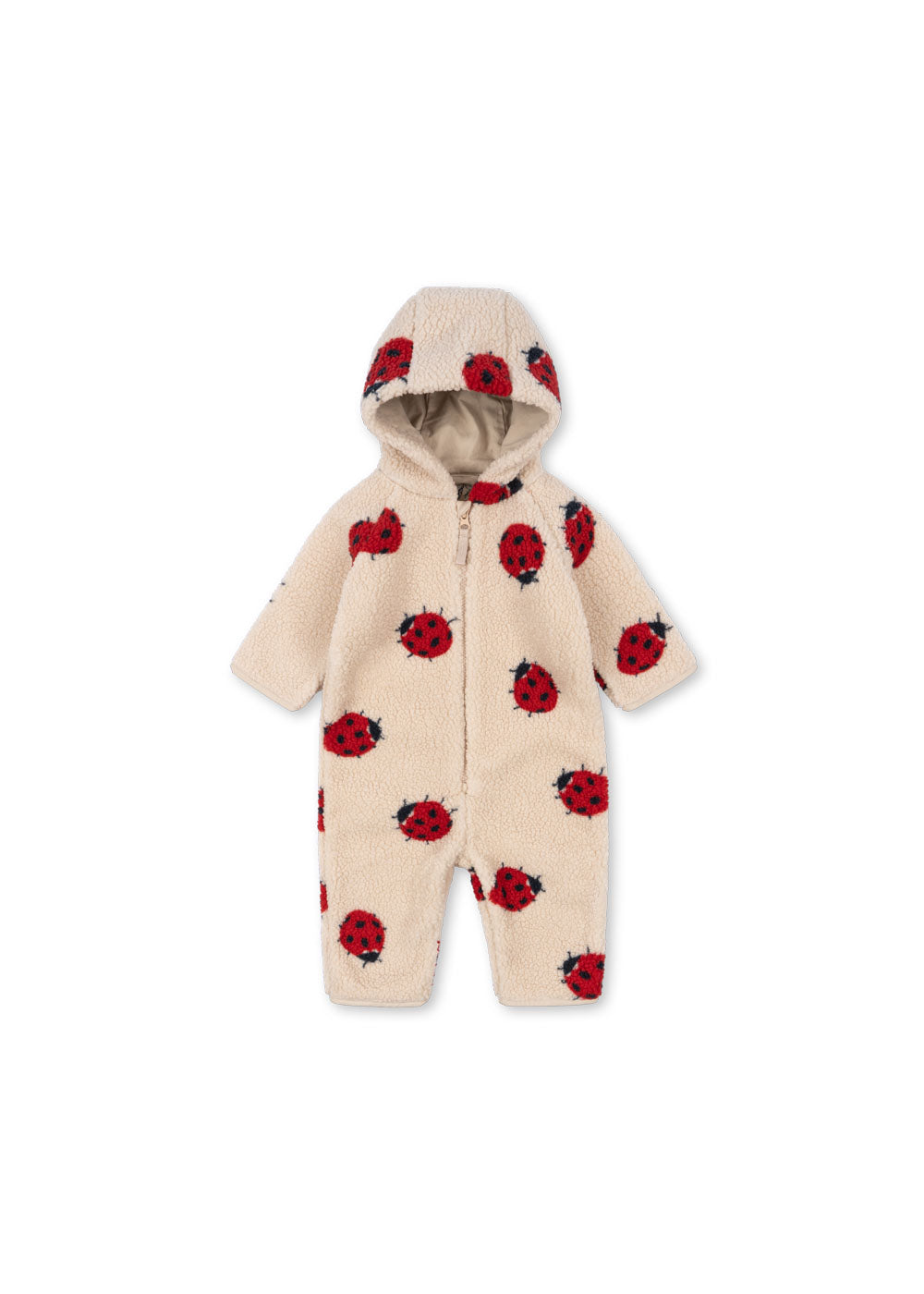 Konges slojd - Jody teddy onesie - Ladybug sand