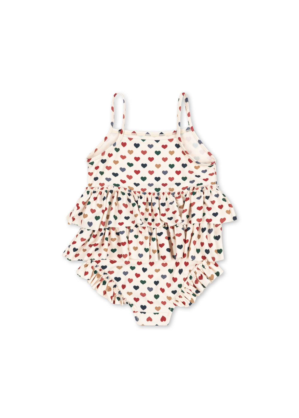 Konges slojd - Manuca frill swimsuit - Coeur colore