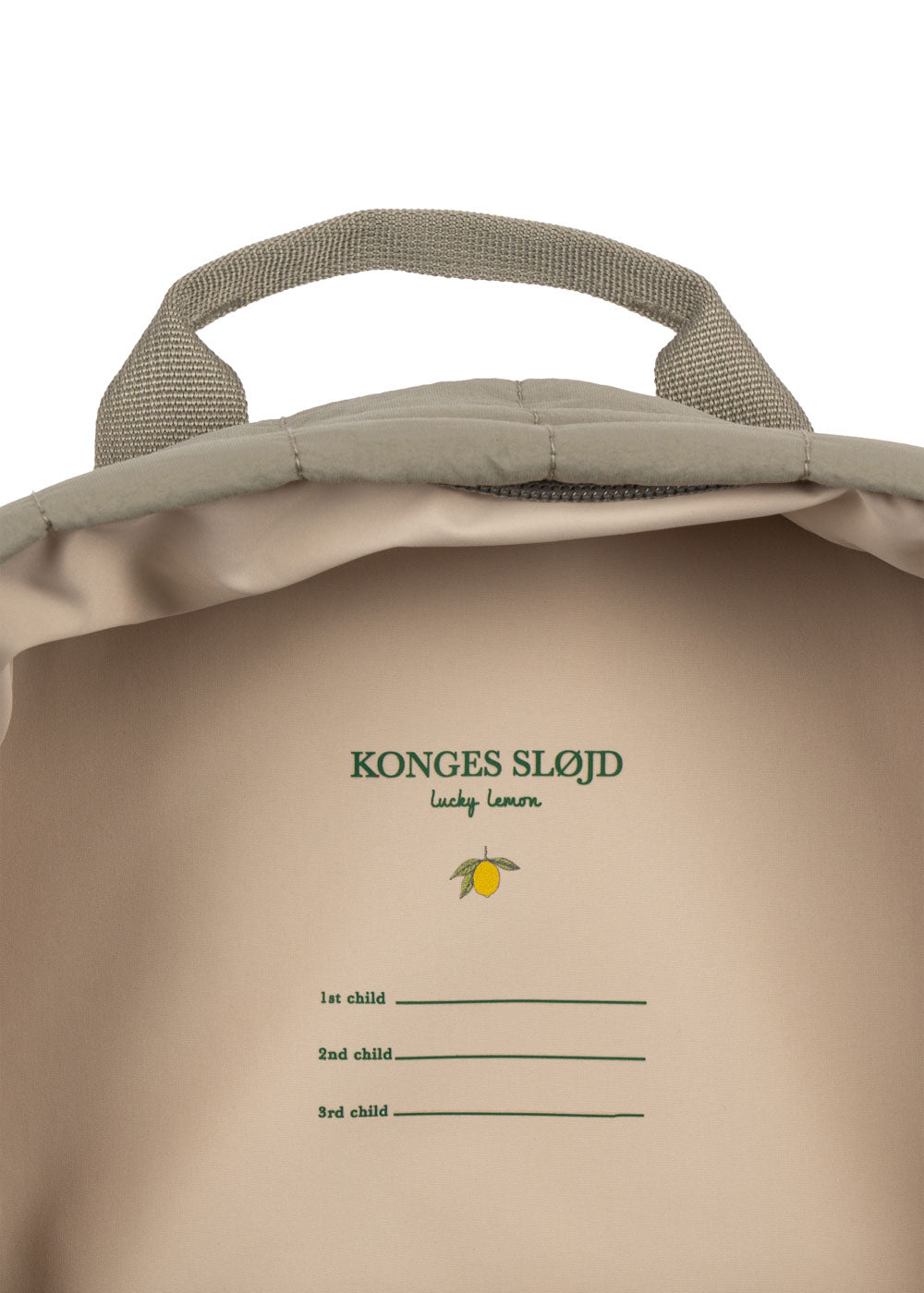 Konges slojd - Juno quilted backpack - Laurel oak car