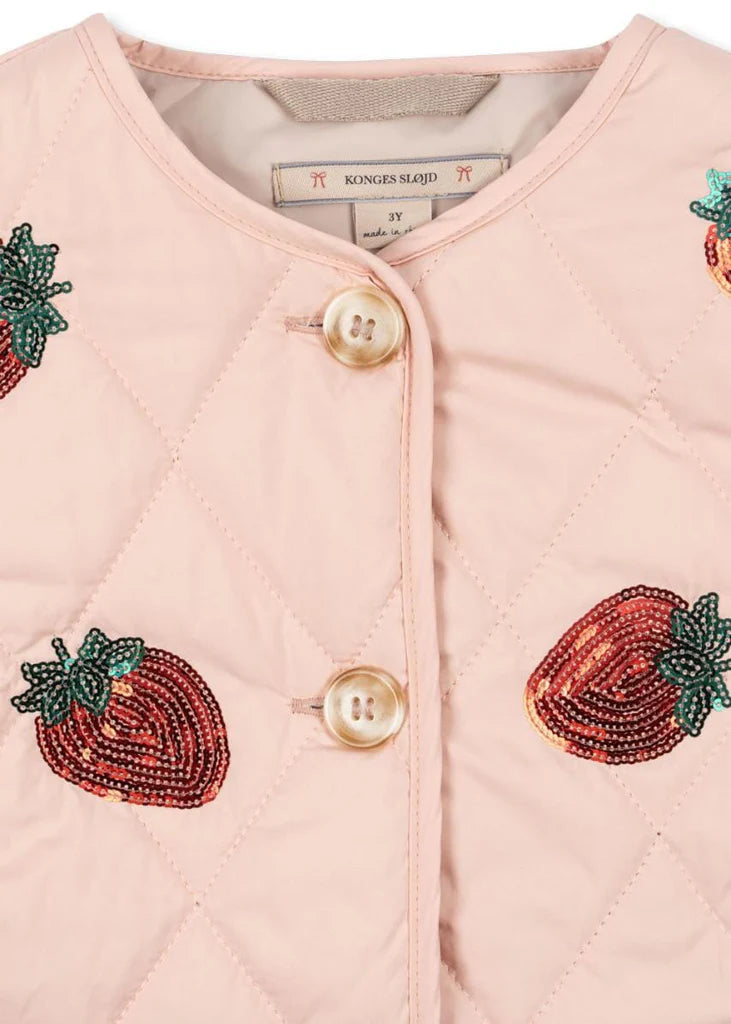 Konges slojd - Flora jacket - Strawberry