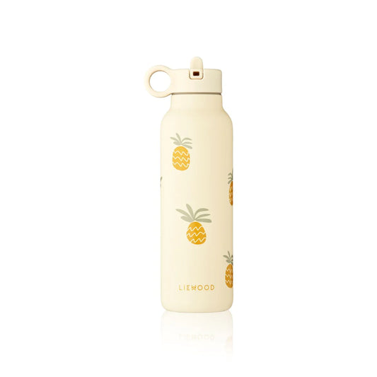 Liewood - Falk Water Bottle 500 ml - Pineapples / Cloud cream