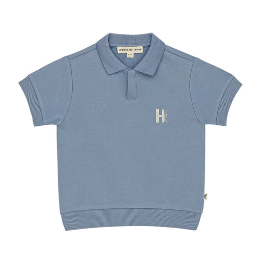 House of jamie - Relaxed Polo - Stone Blue