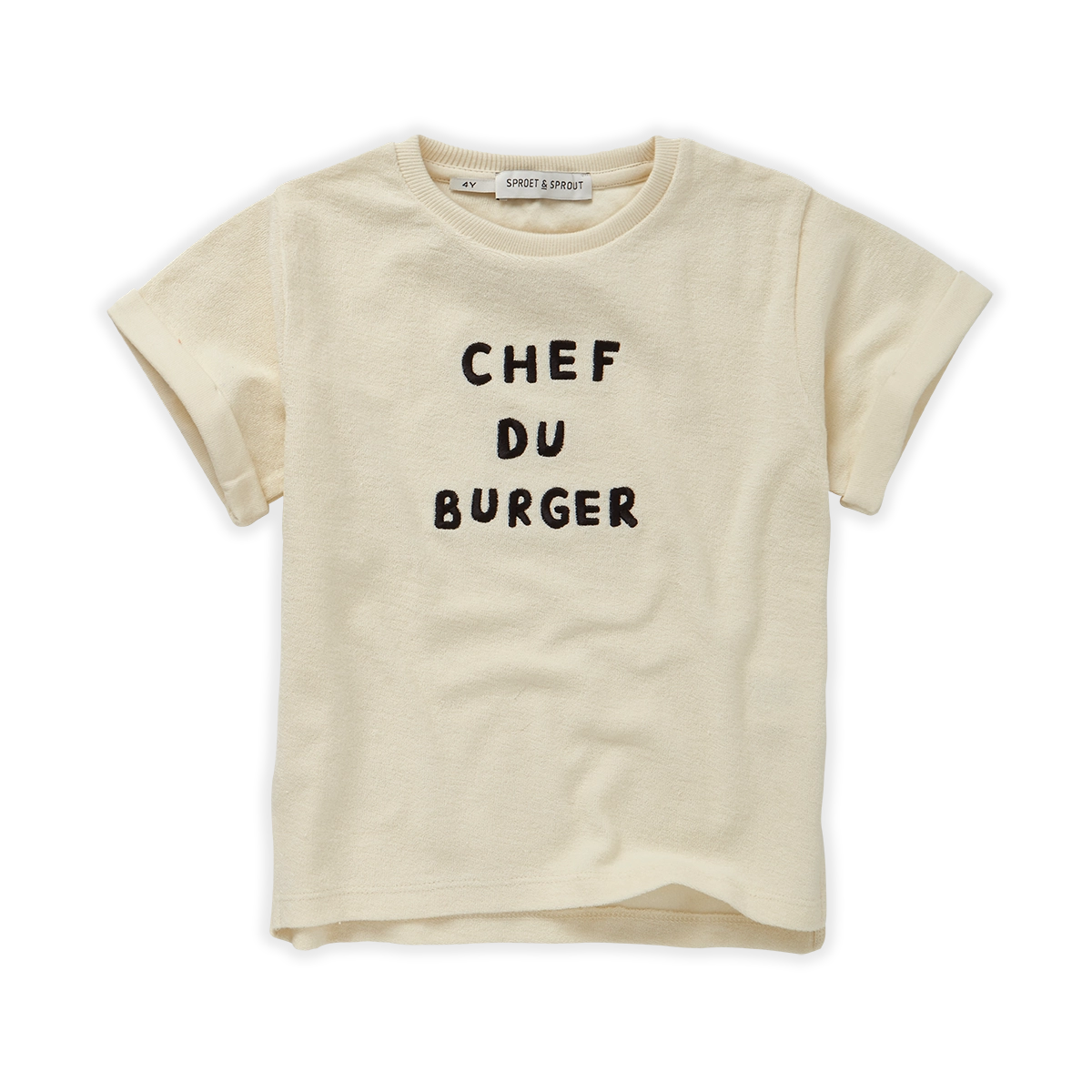 Sproet & Sprout - TERRY T-SHIRT CHEF DU BURGER