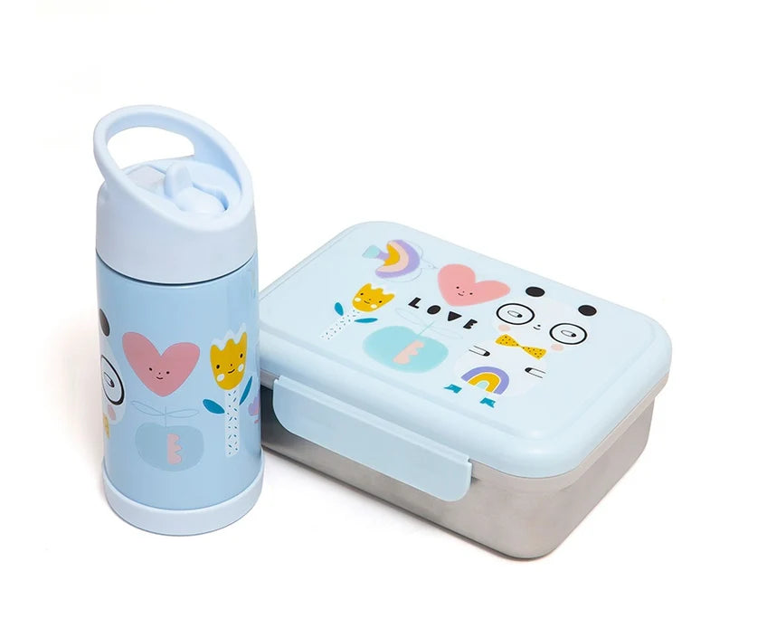 Petit monkey - Stainless steel lunchbox - Panda love