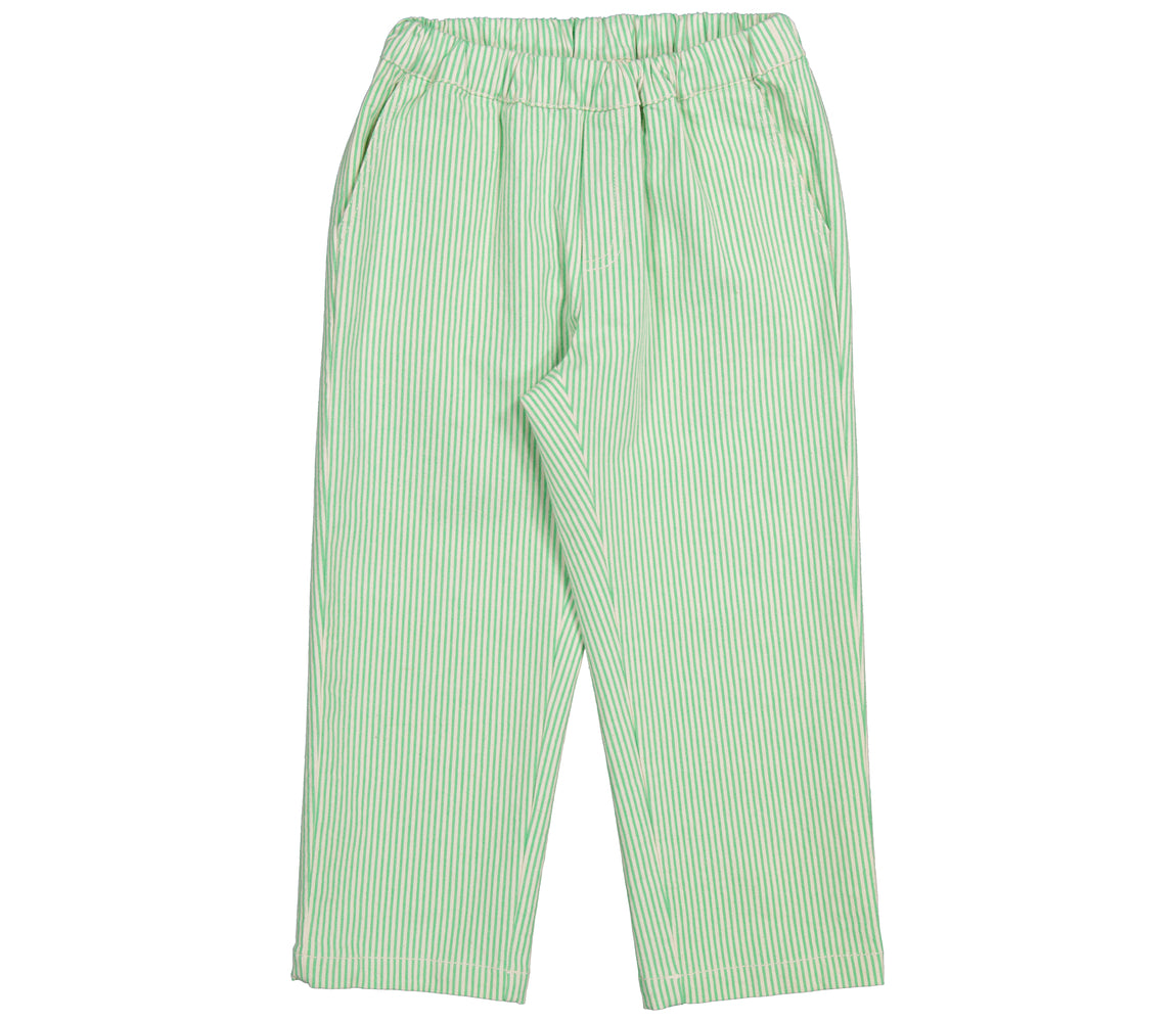 Marmar Cophenhagen - Paloma soft denim - Cale Green Stripe