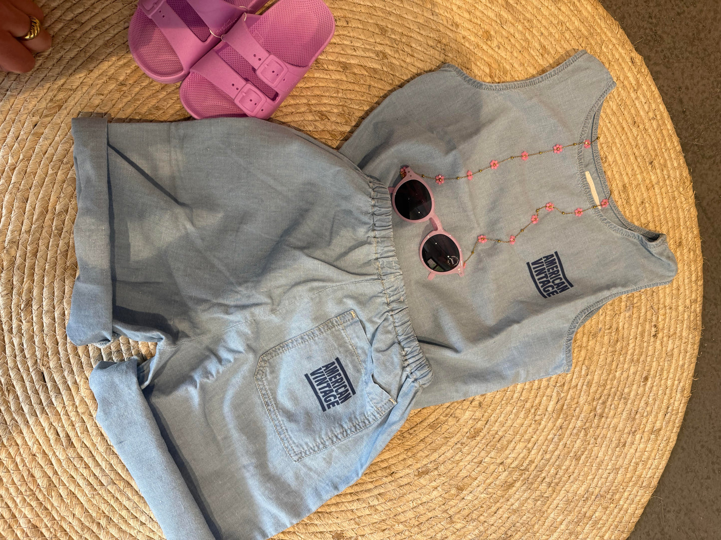 American vintage - Nyrow shorts - Light blue