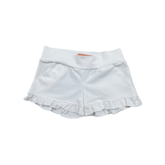 Selected by liz Short ruffle off white
